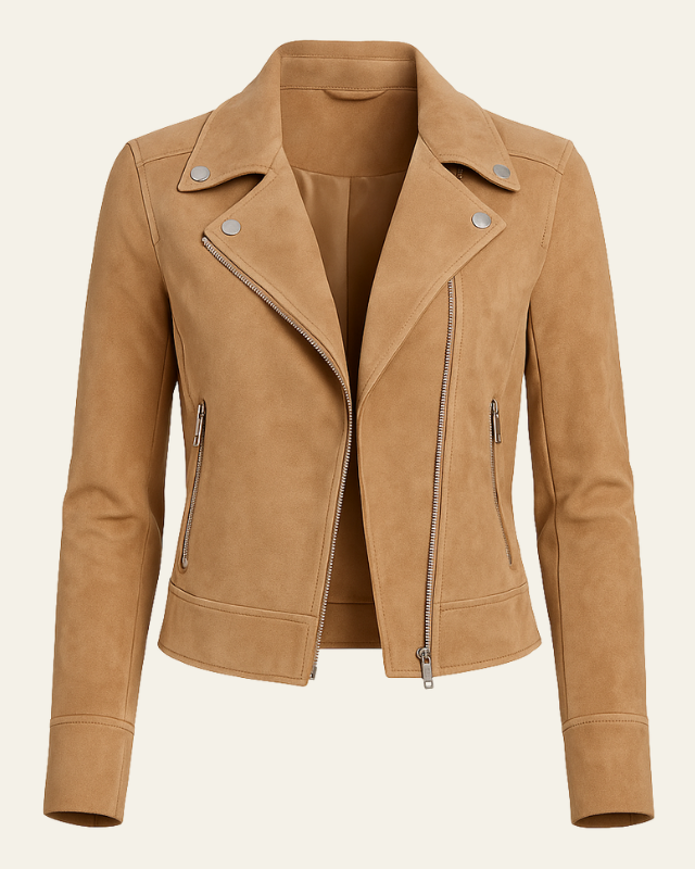 Chaqueta estructurada de corte biker