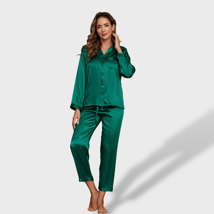 Elena™ | Pijama mujer con botones