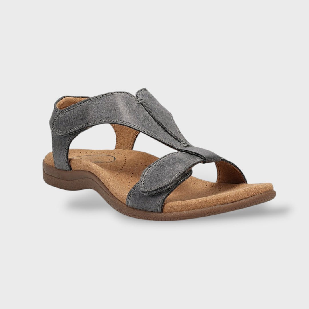 Sandalias ortopédicas piel vegana mujer
