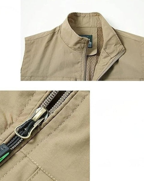 Chaleco ligero multibolsillos para hombre