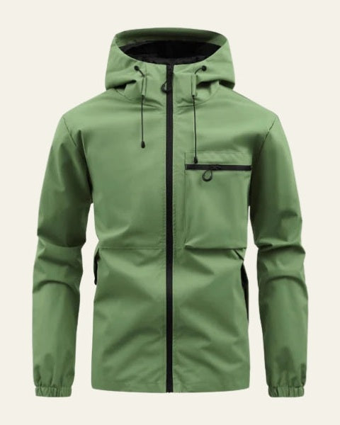 Chaqueta técnica con capucha masculina