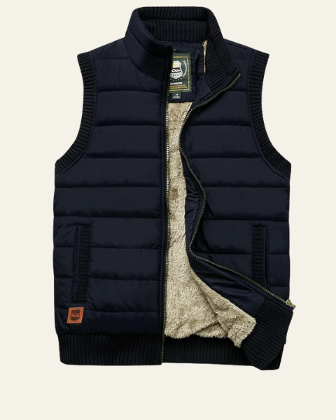 Chaleco acolchado forrado para hombre