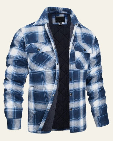 Sobrecamisa acolchada de franela