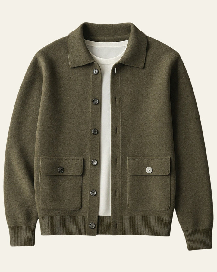 Chaqueta de Cashmere Corte Slim