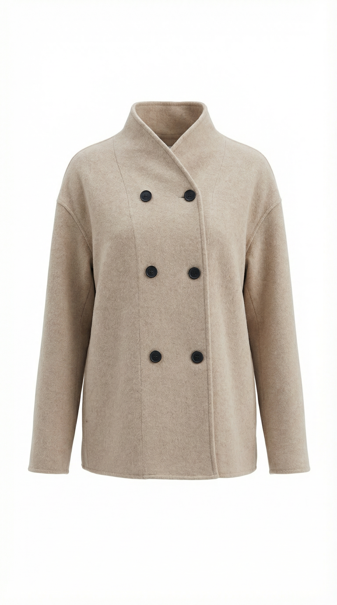 Chaqueta suave oversize de mujer