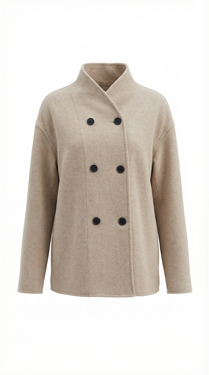 Chaqueta suave oversize de mujer