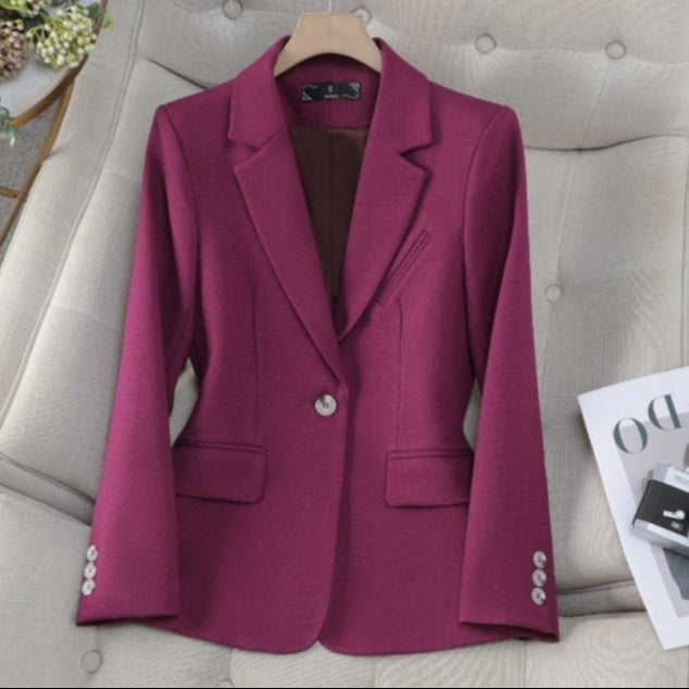 Blazer entallado con spandex elegante