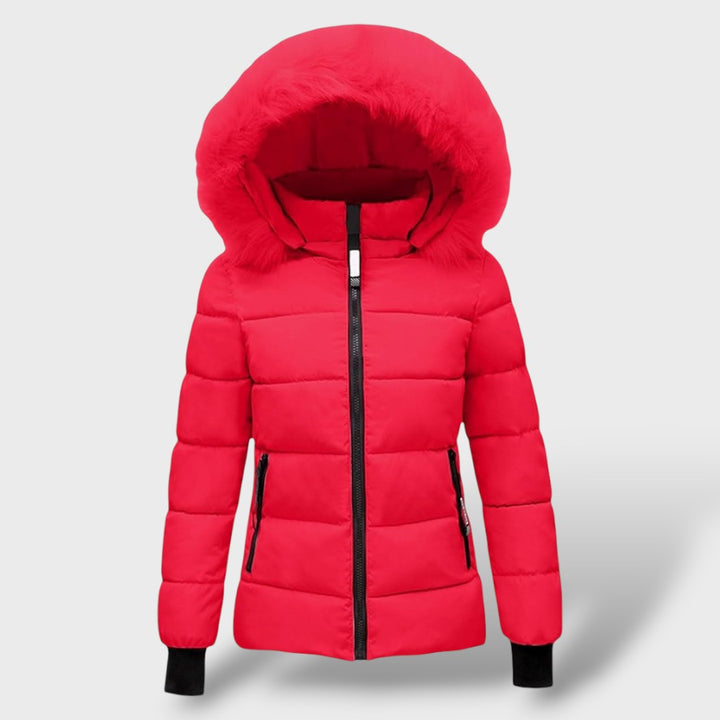 Casaco Acolchoado de Inverno com Capuz