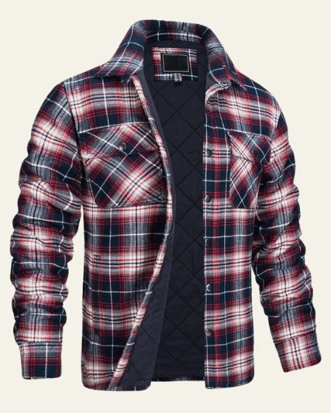 Sobrecamisa acolchada de franela
