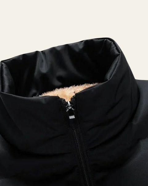 Chaleco acolchado con forro polar