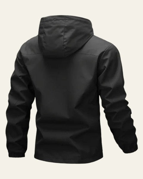 Chaqueta técnica con capucha masculina
