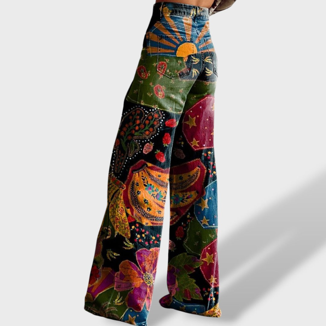 Marina™ | Pantalones boho vintage