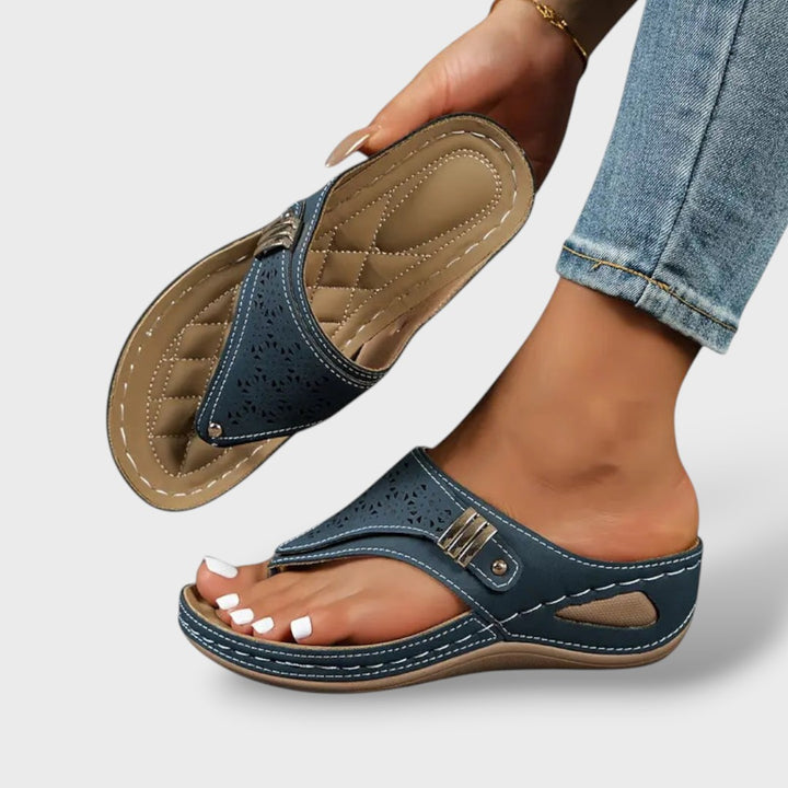 Sandalias Ortopédicas Cuña Clip Toe
