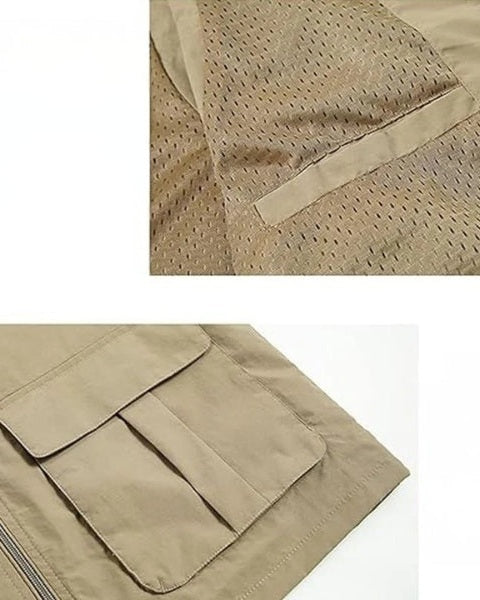 Chaleco ligero multibolsillos para hombre