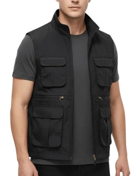 Chaleco ligero multibolsillos para hombre