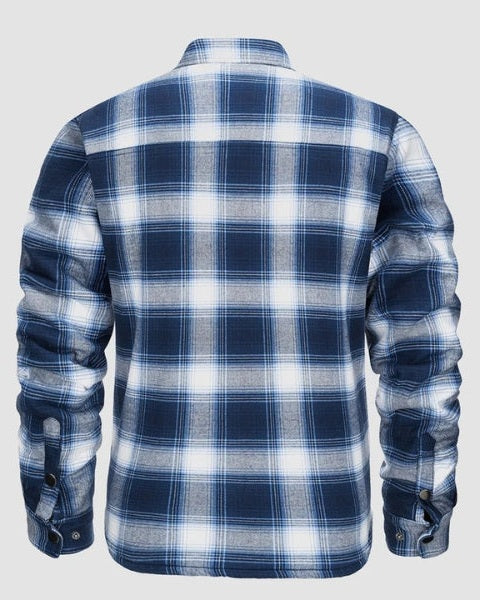 Sobrecamisa acolchada de franela