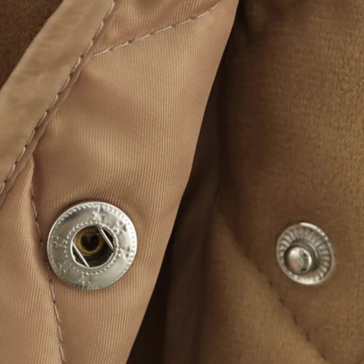 Chaqueta acolchada de algodón retro