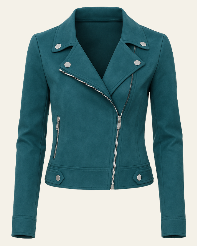 Chaqueta estructurada de corte biker