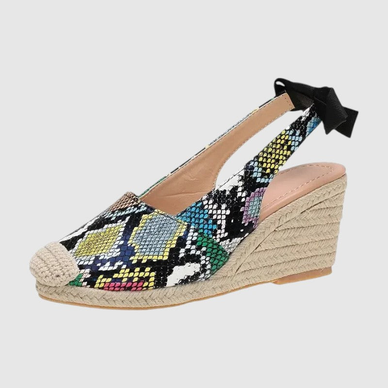 Sandalias de Cuña Punta Cerrada
