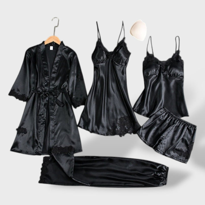 Valeria™ | Conjunto pijama 5 piezas