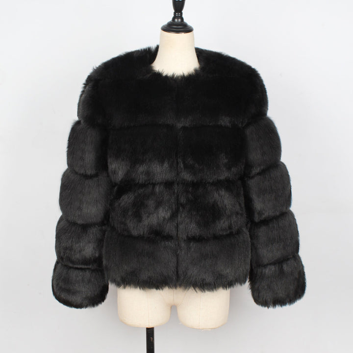 Chaqueta Corta de Pelo Sintético
