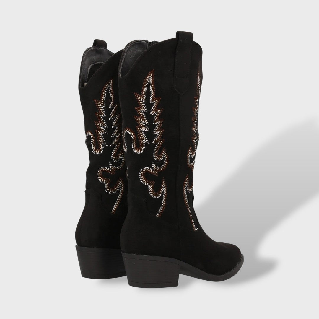 Botas Cowboy Mujer Ante | Estilo Elegante