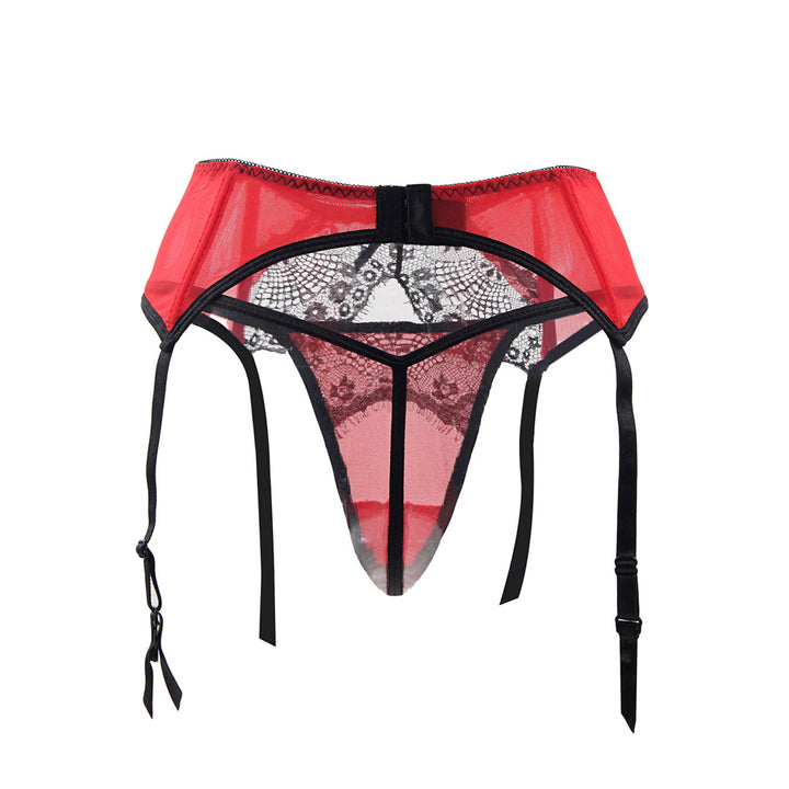 Tanga Liguero Encaje Transparent