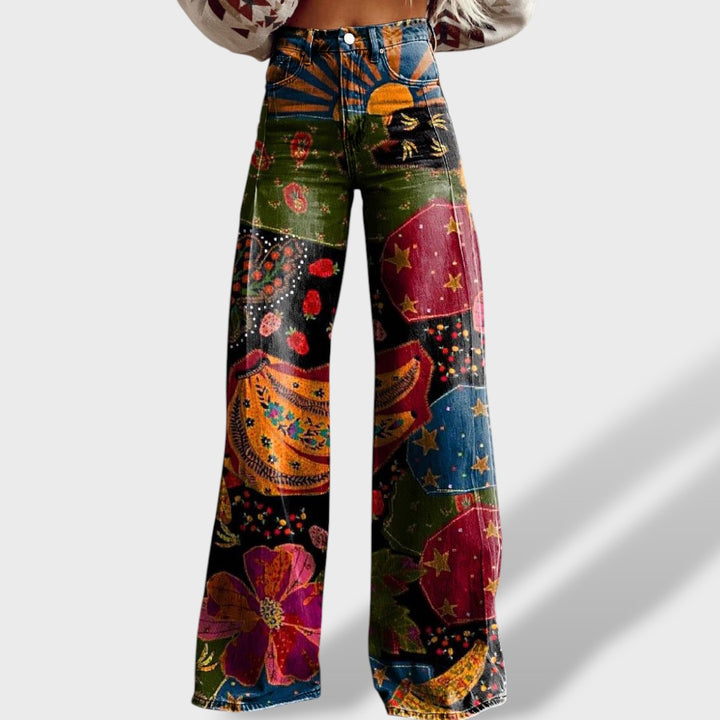 Marina™ | Pantalones boho vintage