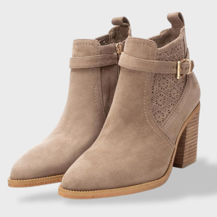 Valeria™ | Botas de tacón cómodas y versátiles para mujer