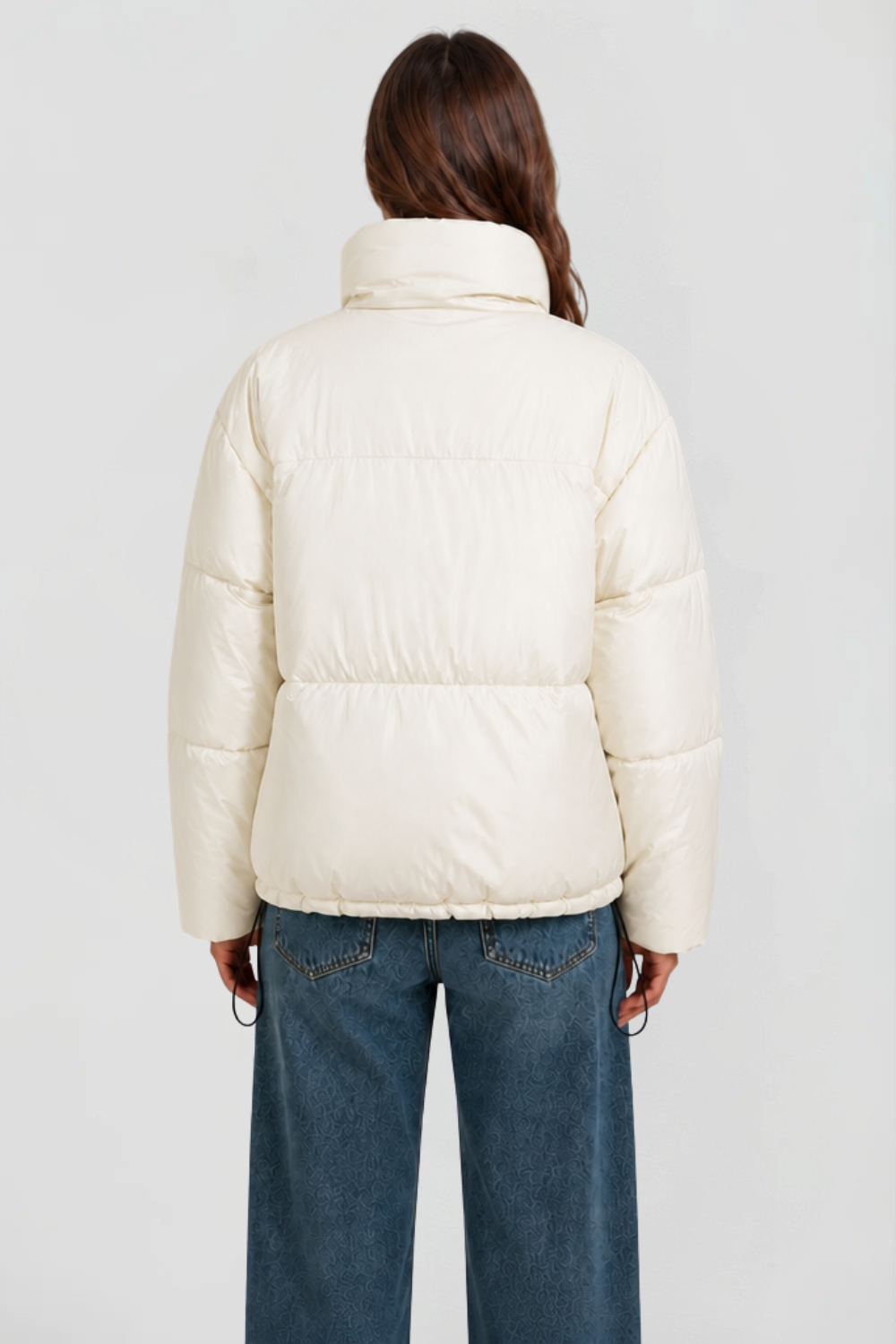 Chaqueta Acolchada Corta para Mujer