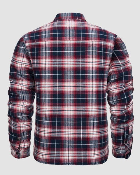 Sobrecamisa acolchada de franela