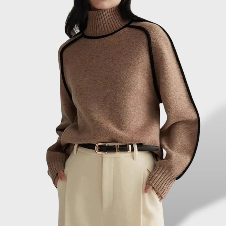Camila™ | Suéter cuello alto mujer