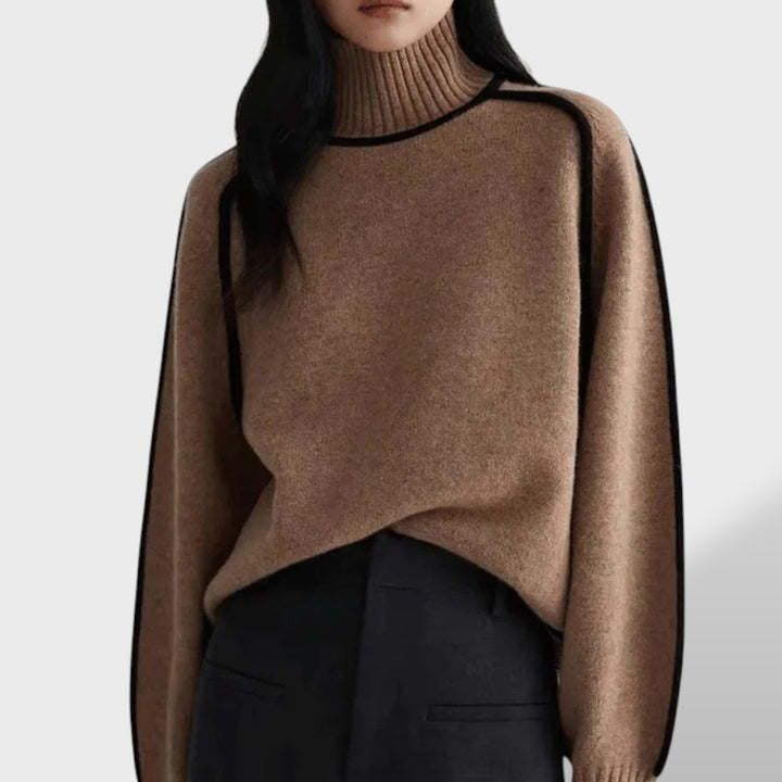 Camila™ | Suéter cuello alto mujer