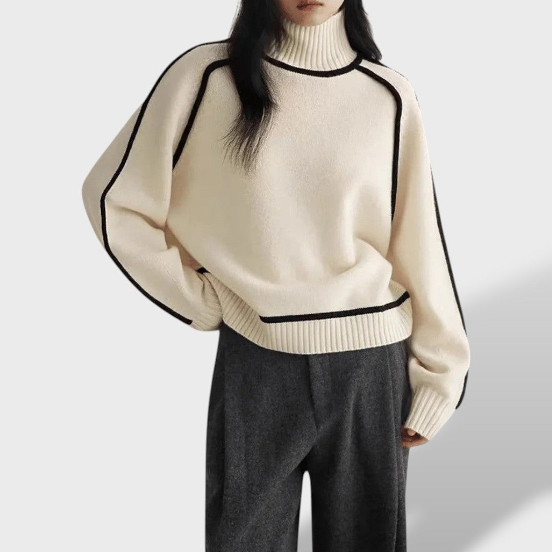 Camila™ | Suéter cuello alto mujer