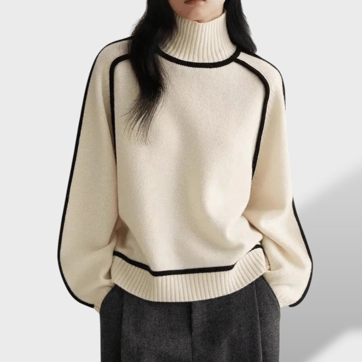 Camila™ | Suéter cuello alto mujer