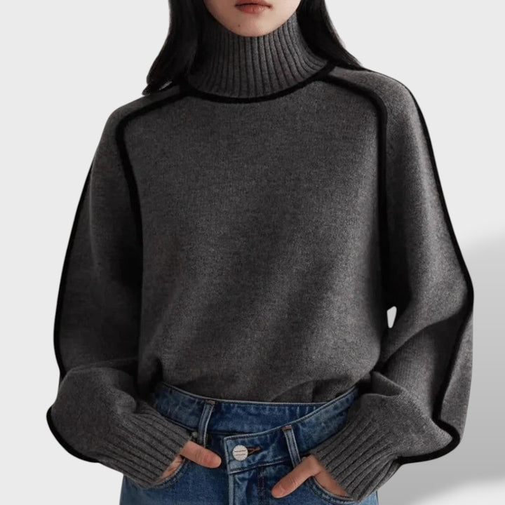 Camila™ | Suéter cuello alto mujer