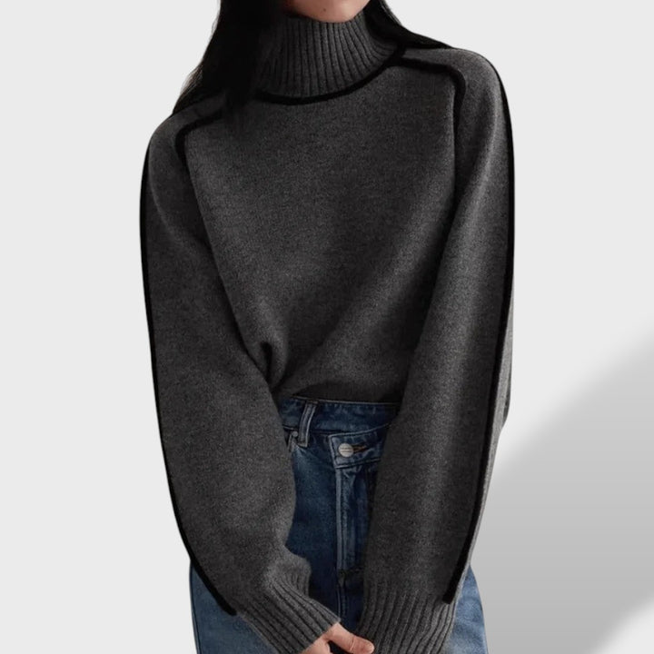 Camila™ | Suéter cuello alto mujer