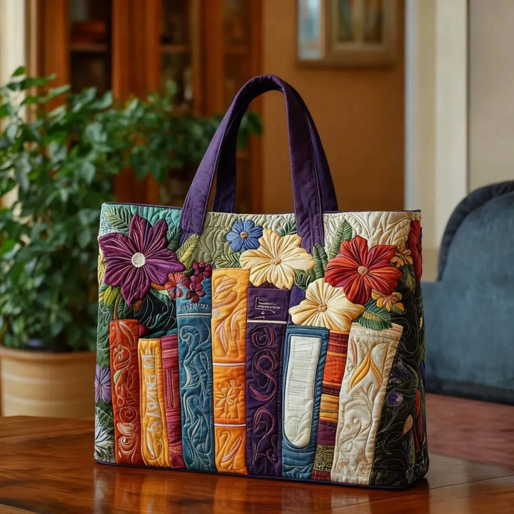 CARLA | BOLSO ESTAMPADO PARA AMANTES DE LOS LIBROS