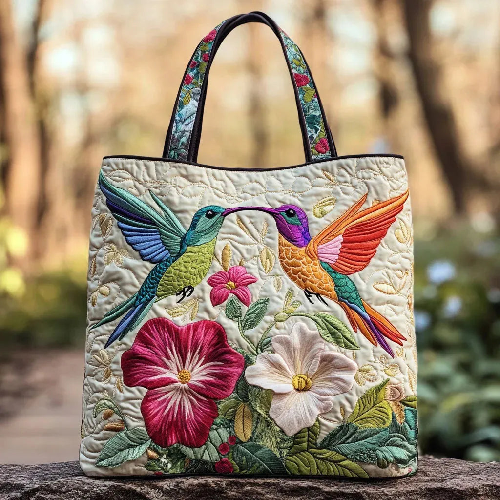 REBECA | BOLSO ESTAMPADO CON COLIBRÍES