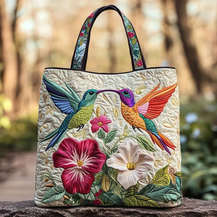 REBECA | BOLSO ESTAMPADO CON COLIBRÍES