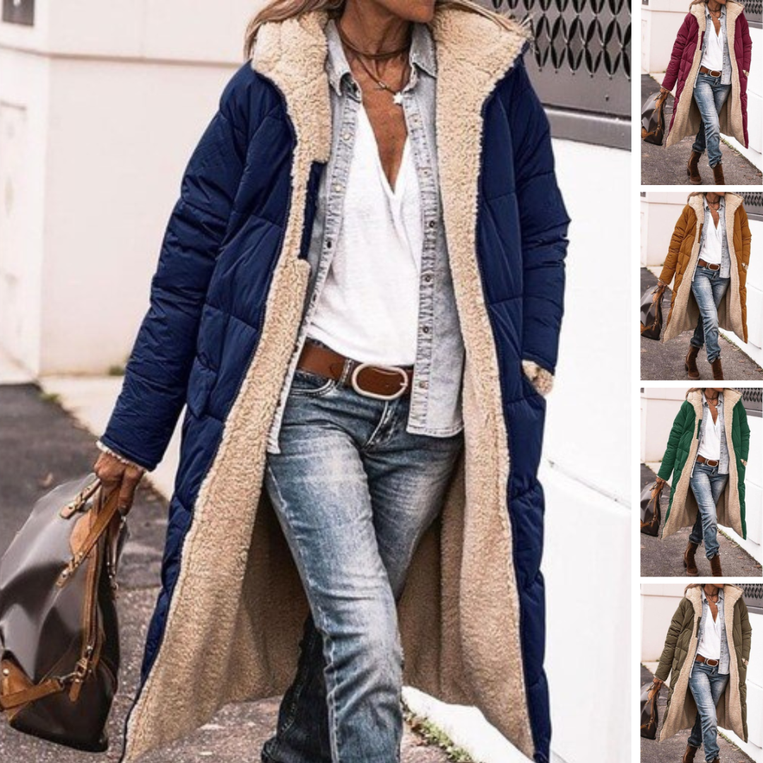 Abrigo reversible acolchado de invierno