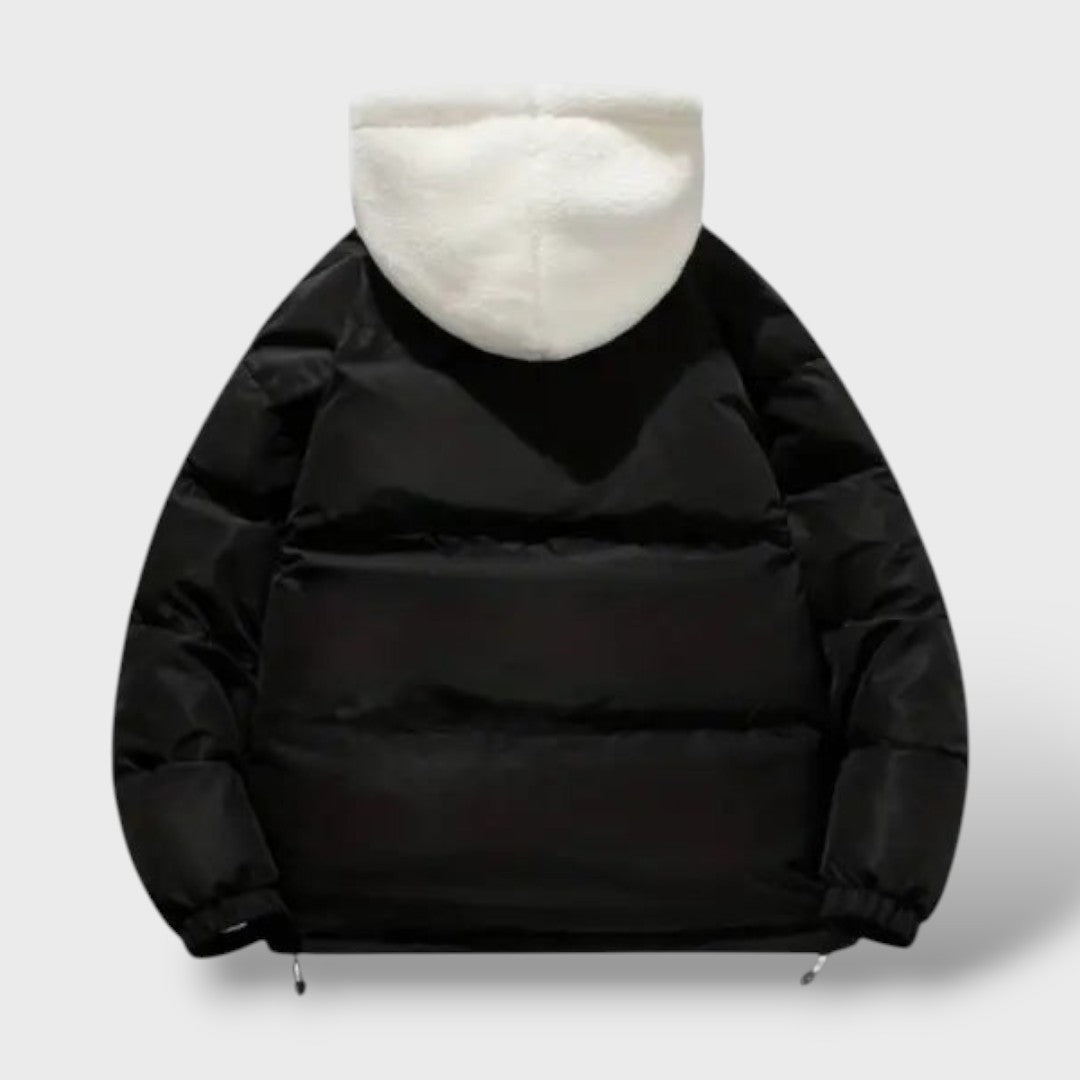 Chaqueta de invierno cálida para mujeres con cremallera