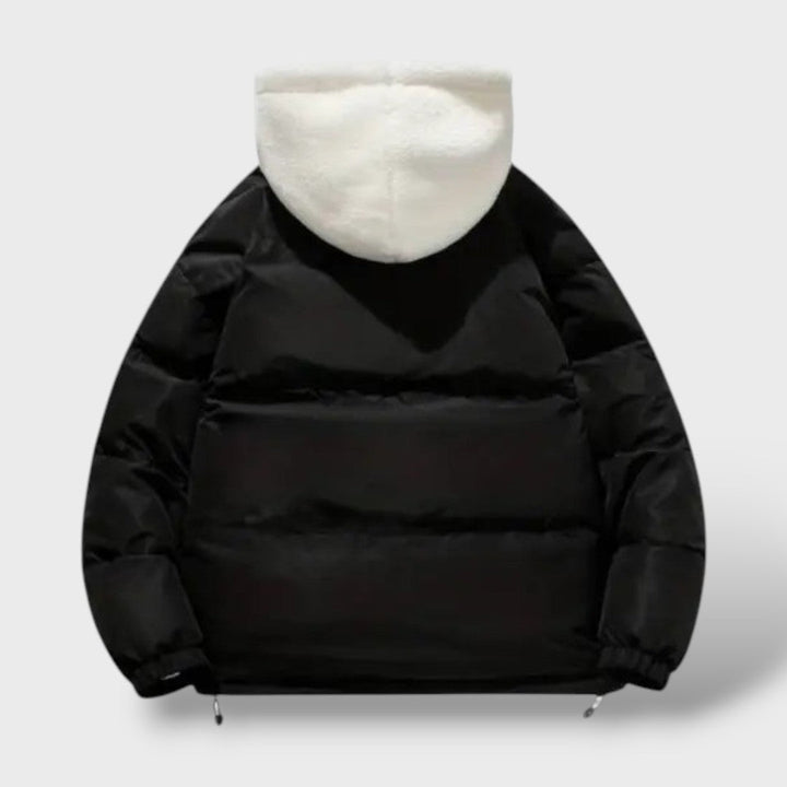 Chaqueta de invierno cálida para mujeres con cremallera