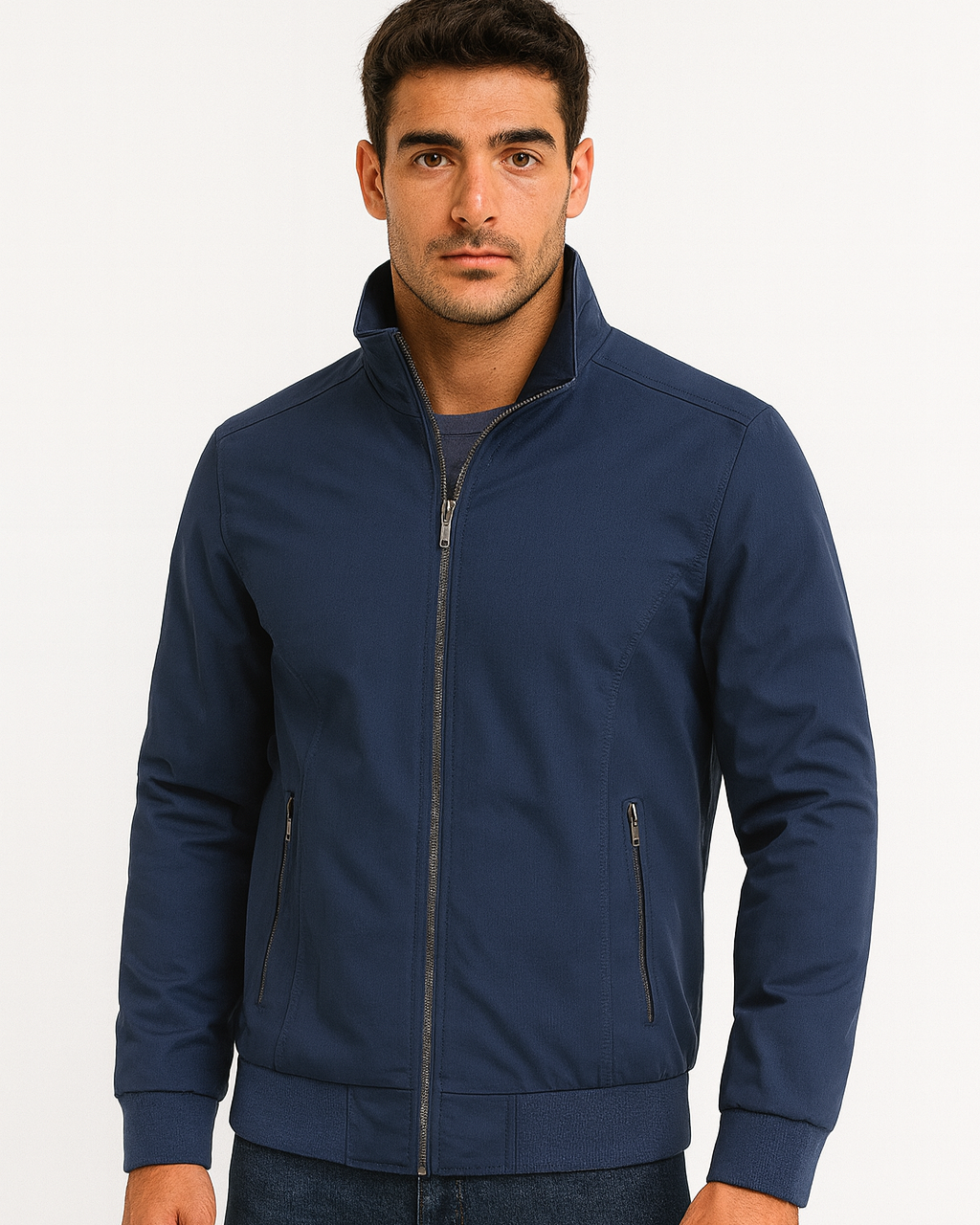 Bomber hidrófuga de tejido técnico