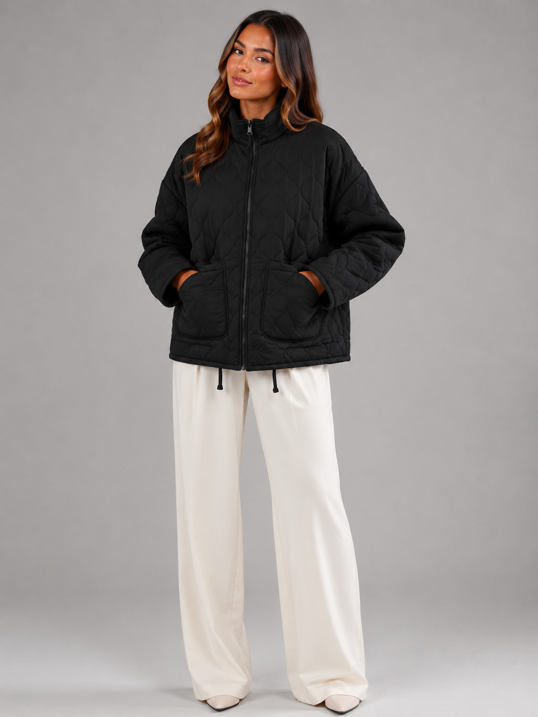 Chaqueta Acolchada Utility Mujer