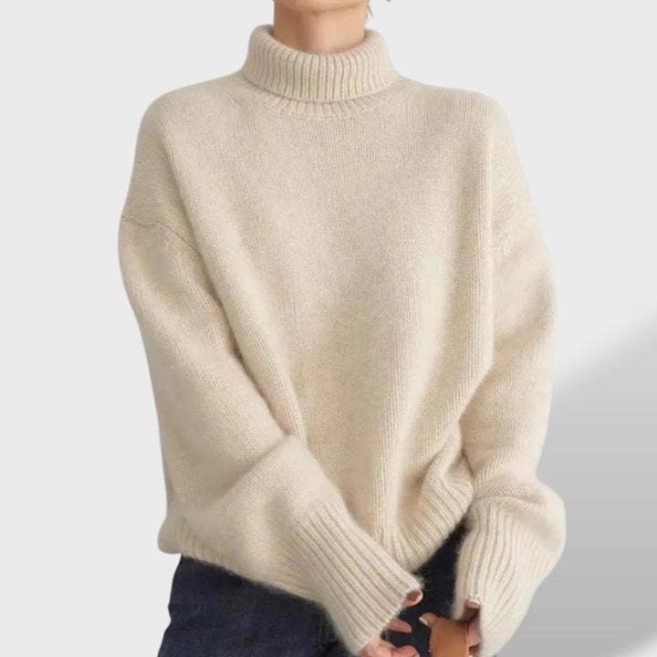 Isabella™ | Suéter de Cuello Alto de Cachemira
