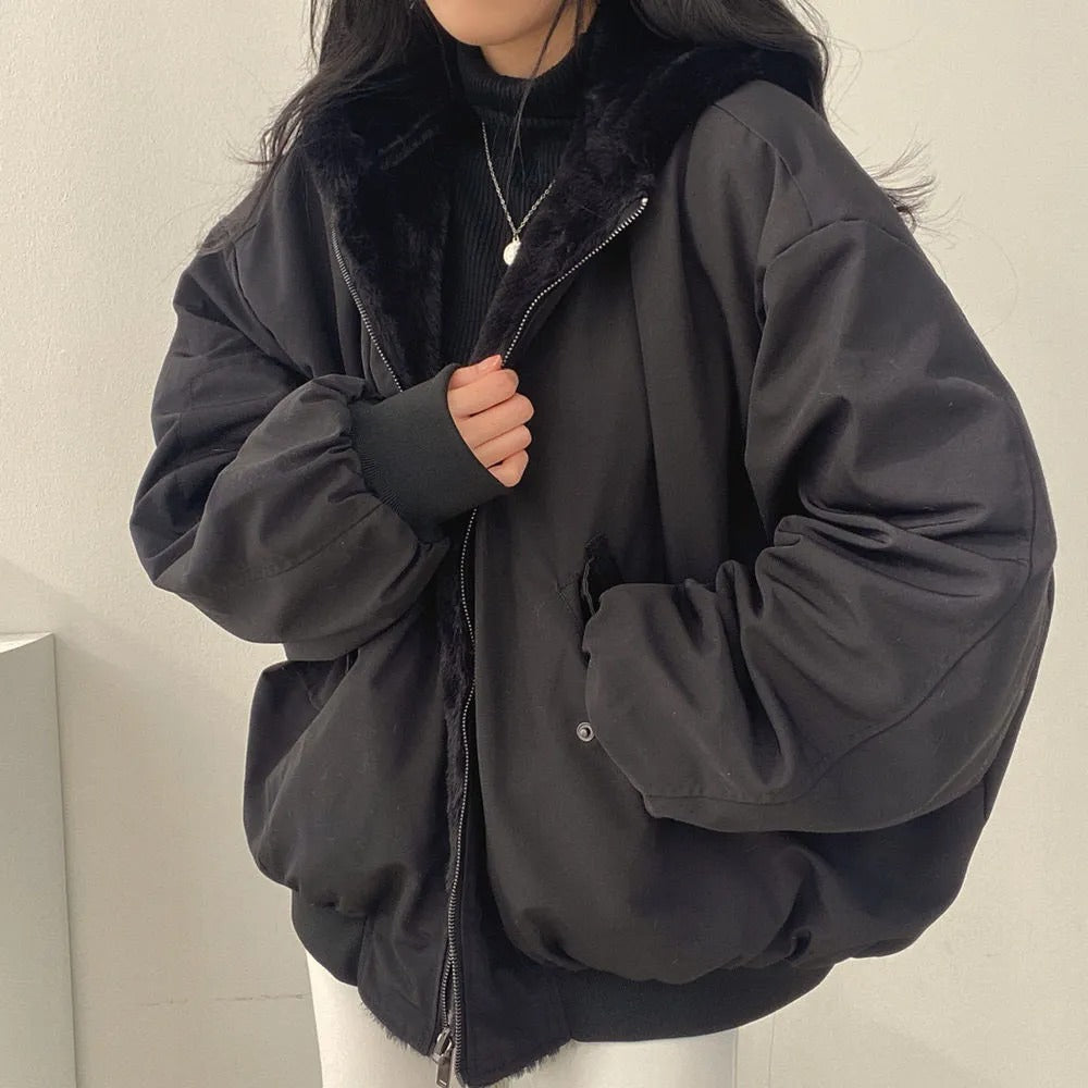Chaqueta Bomber Forrada Mujer