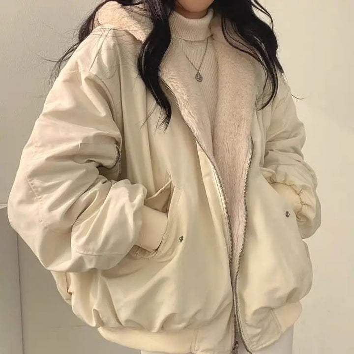 Chaqueta Bomber Forrada Mujer