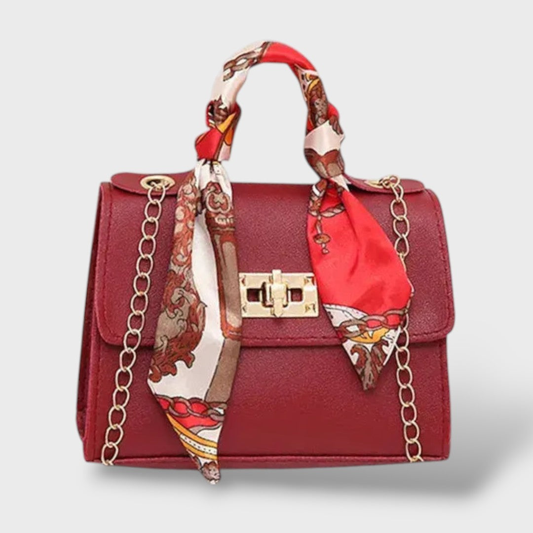 Elegante bolso de cuero para damas