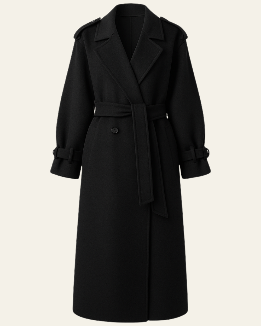 Abrigo de Lana Oversize Elegante